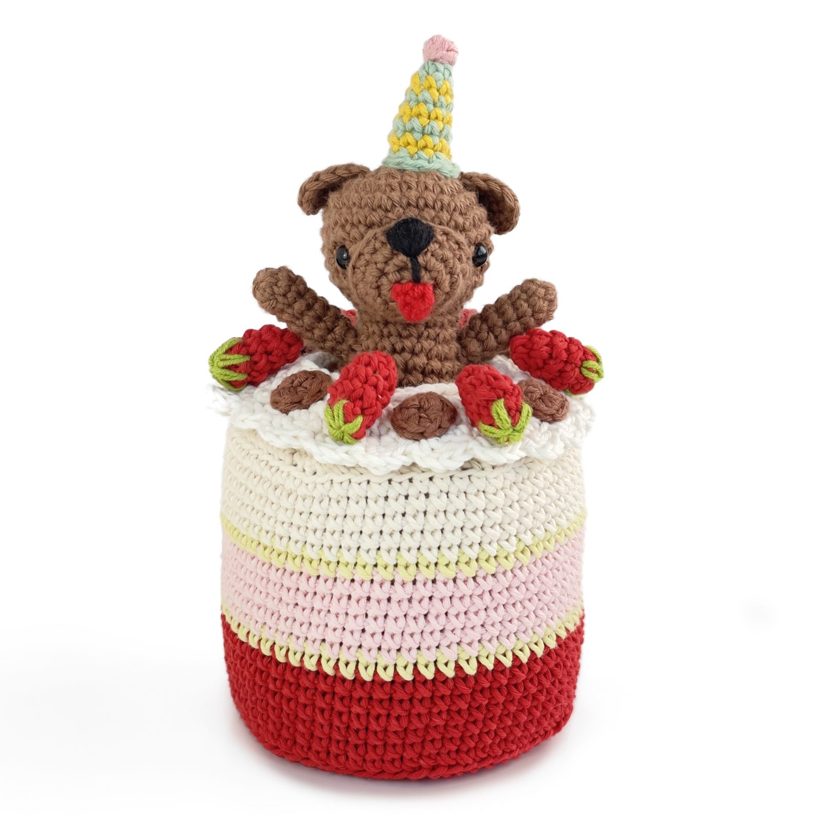 Pastel Cumpleaños Amigurumi
