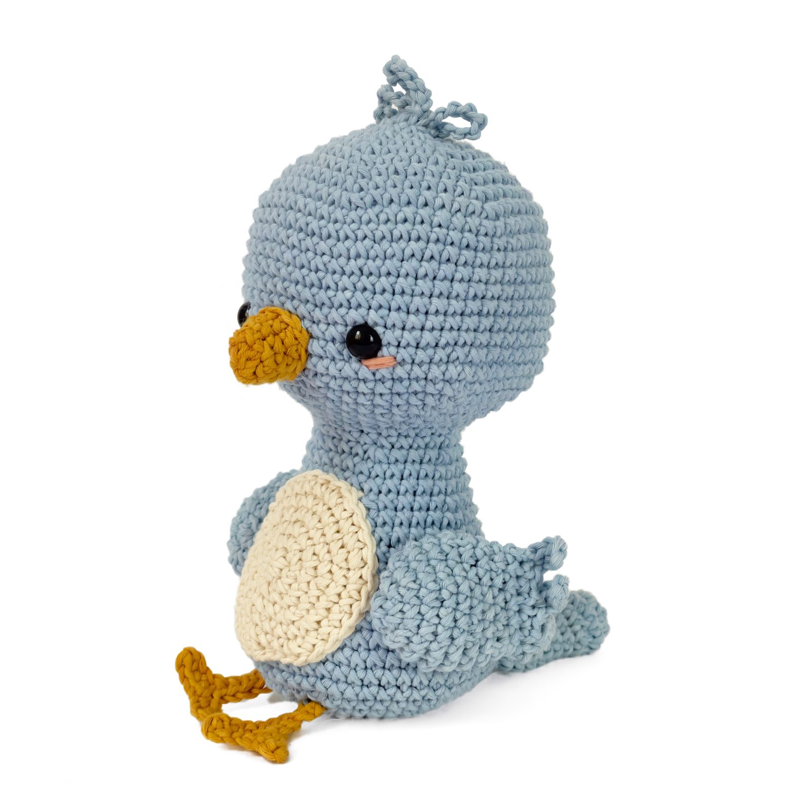 Melvin Pájaro Amigurumi