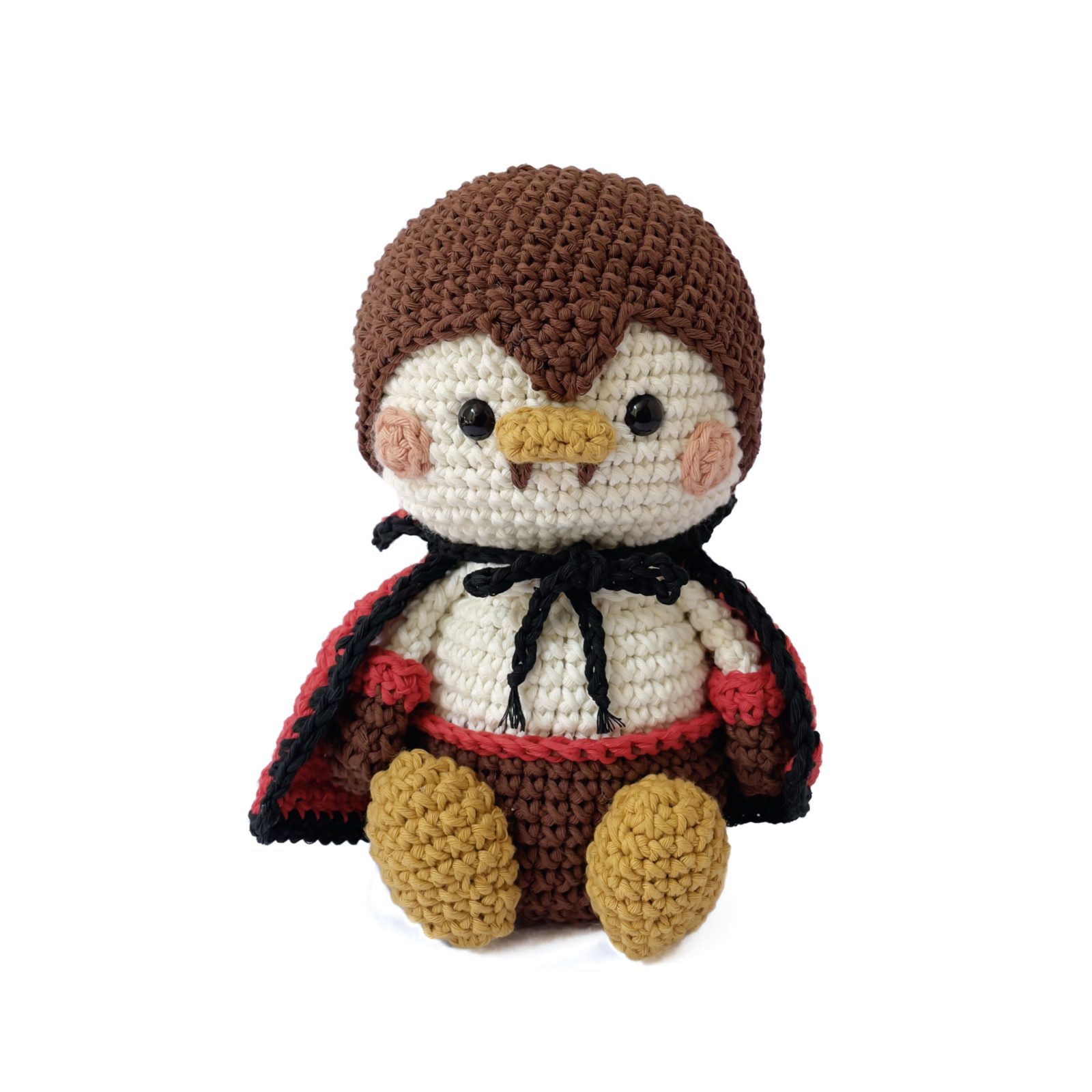 Count Dracula Pingüino Amigurumi Halloween