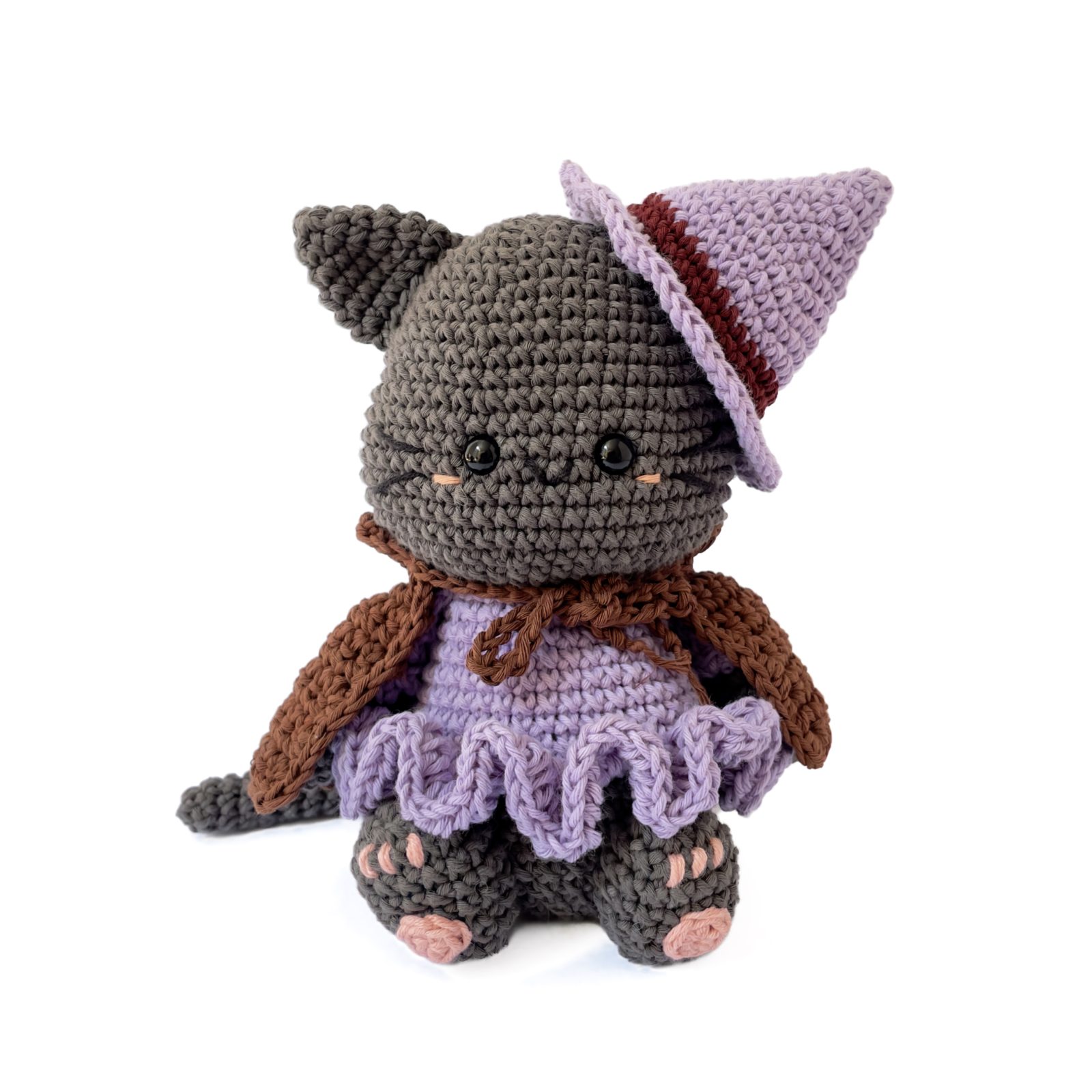 Luna Gata Bruja Amigurumi Halloween