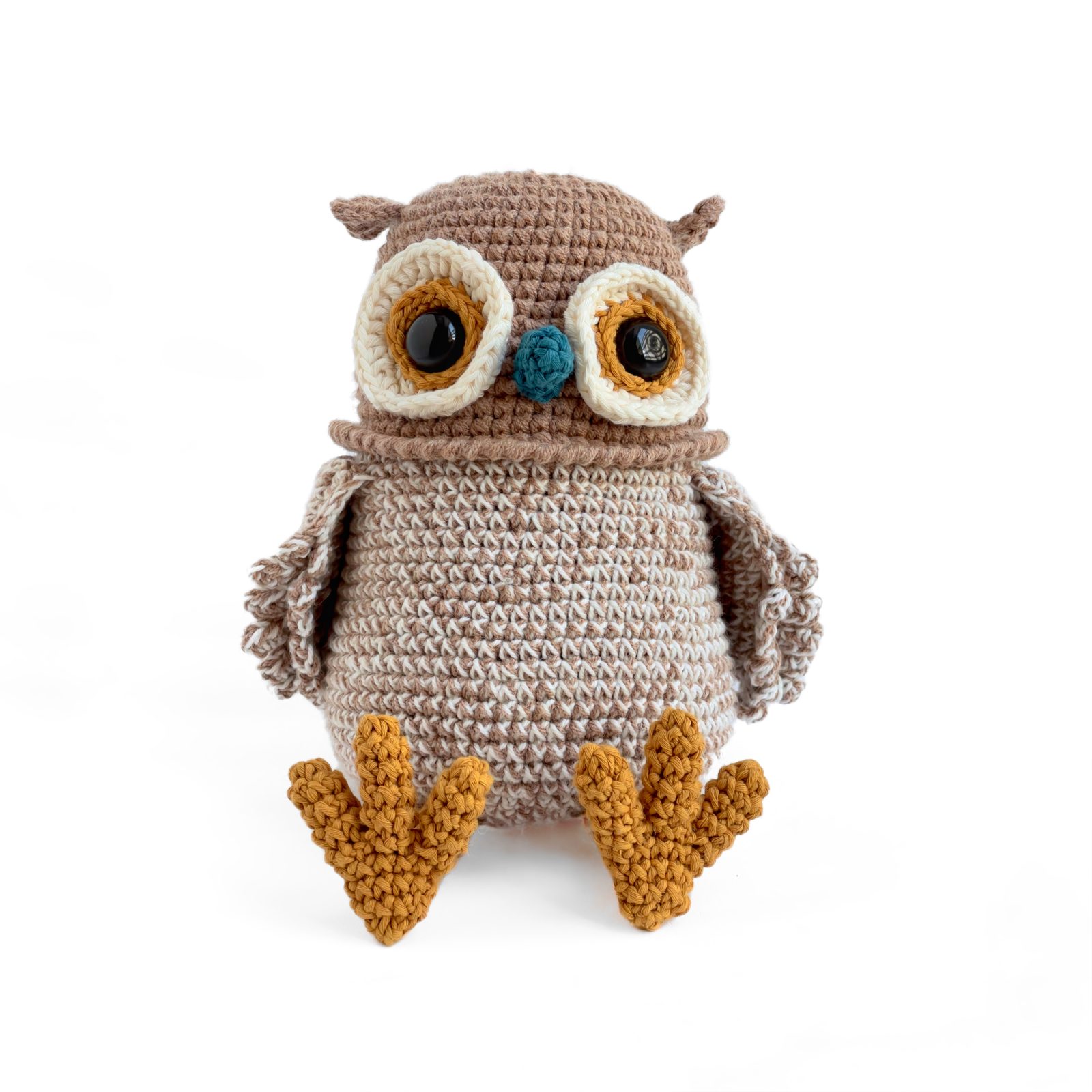 Botón Búho  Amigurumi