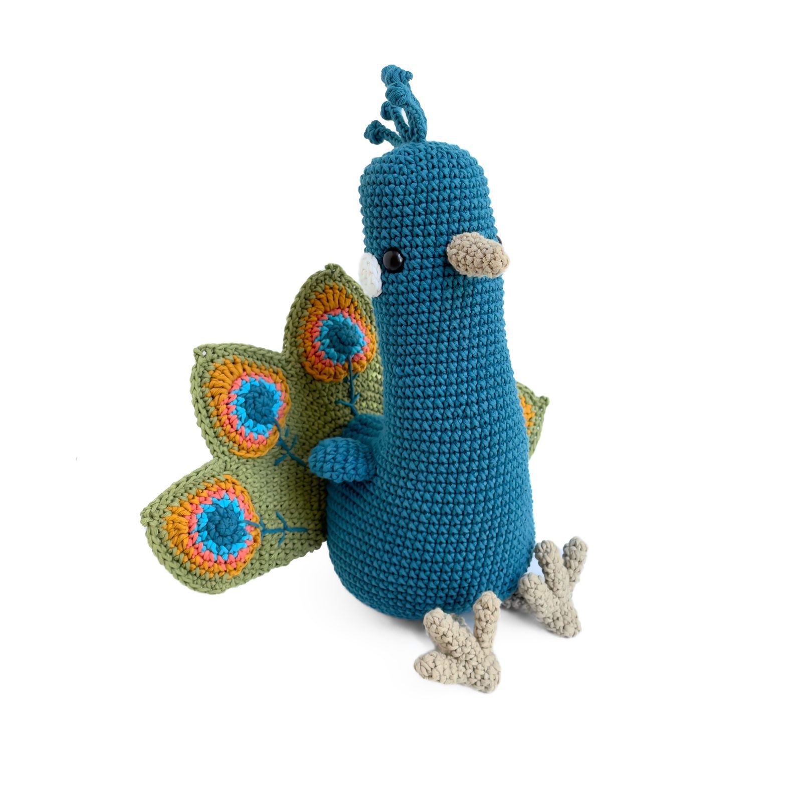 Argo Pavo Real Amigurumi