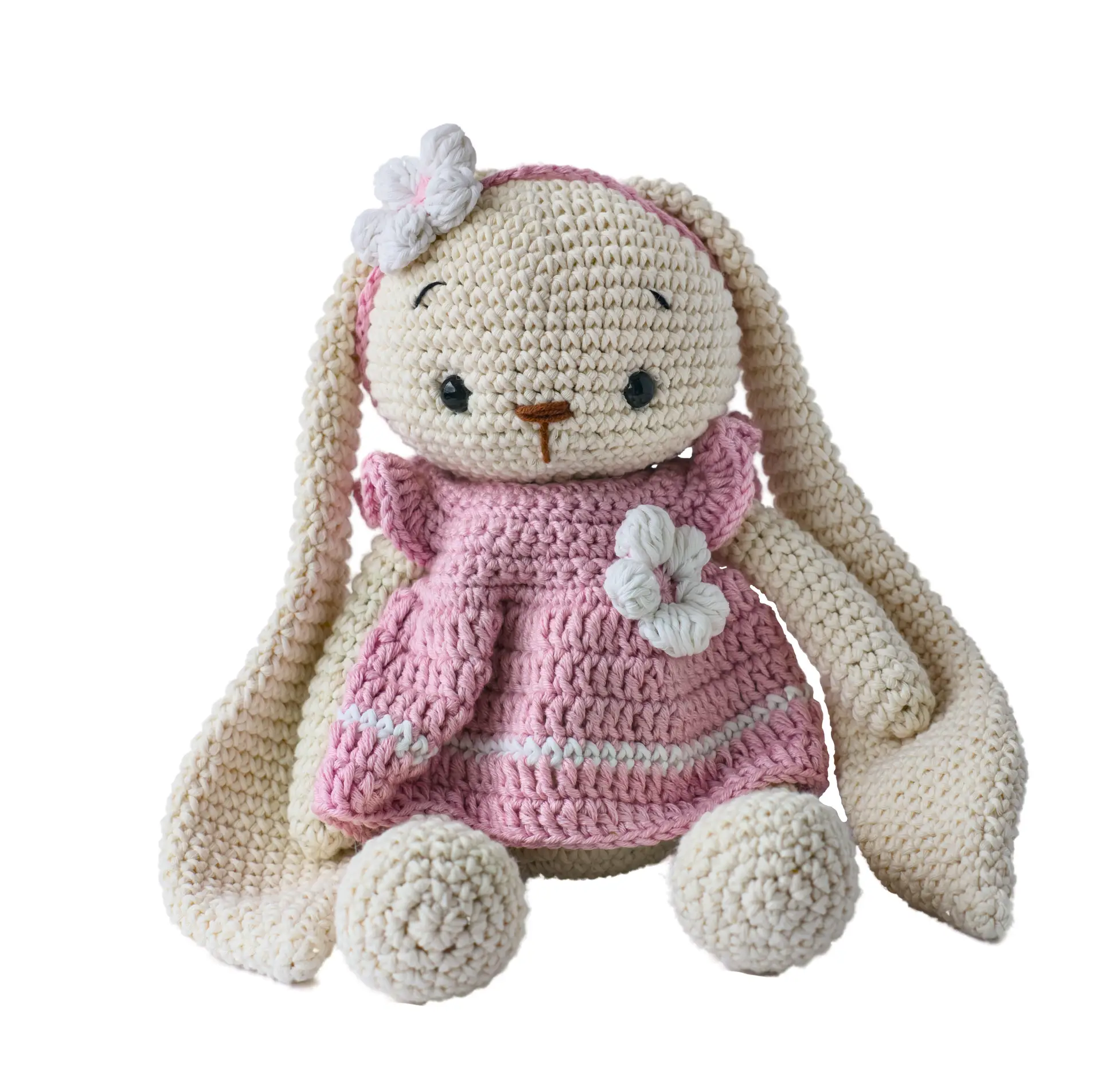 Coneja con vestido Amigurumi